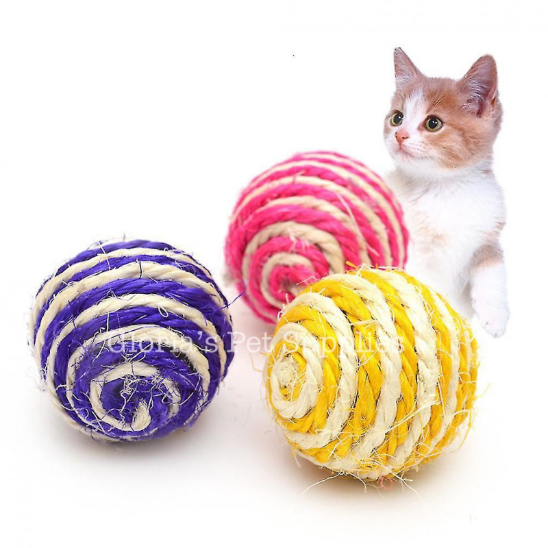 Cat_Sisal Ball