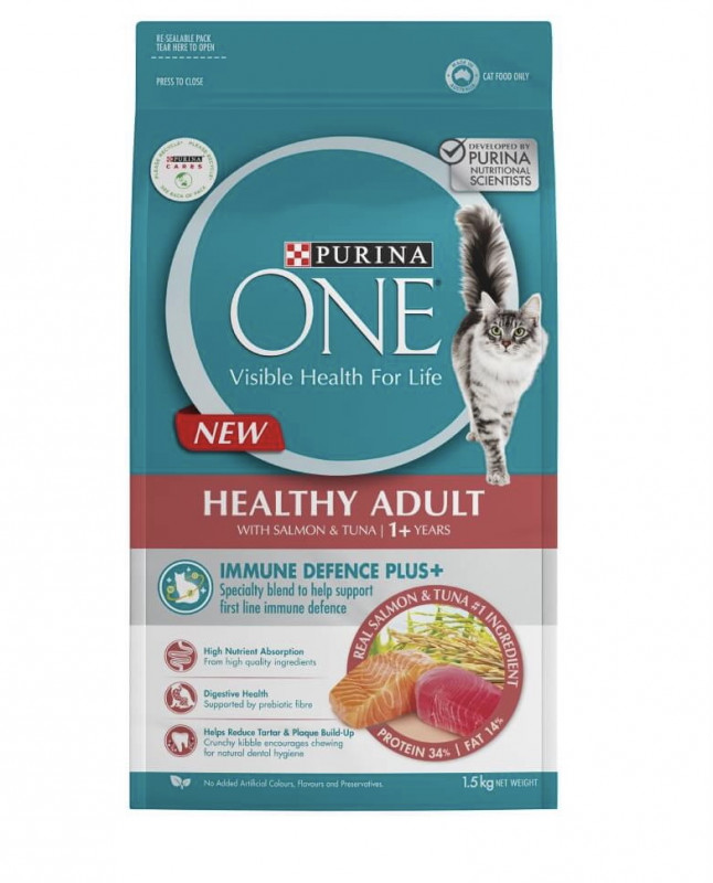 Purina One-Tender Selects Salmon + Tuna (Red)- 1.2kg