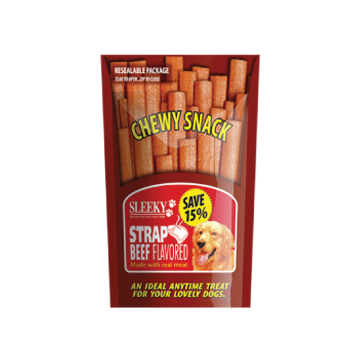 Sleeky- Chewy Stick Liver 175g