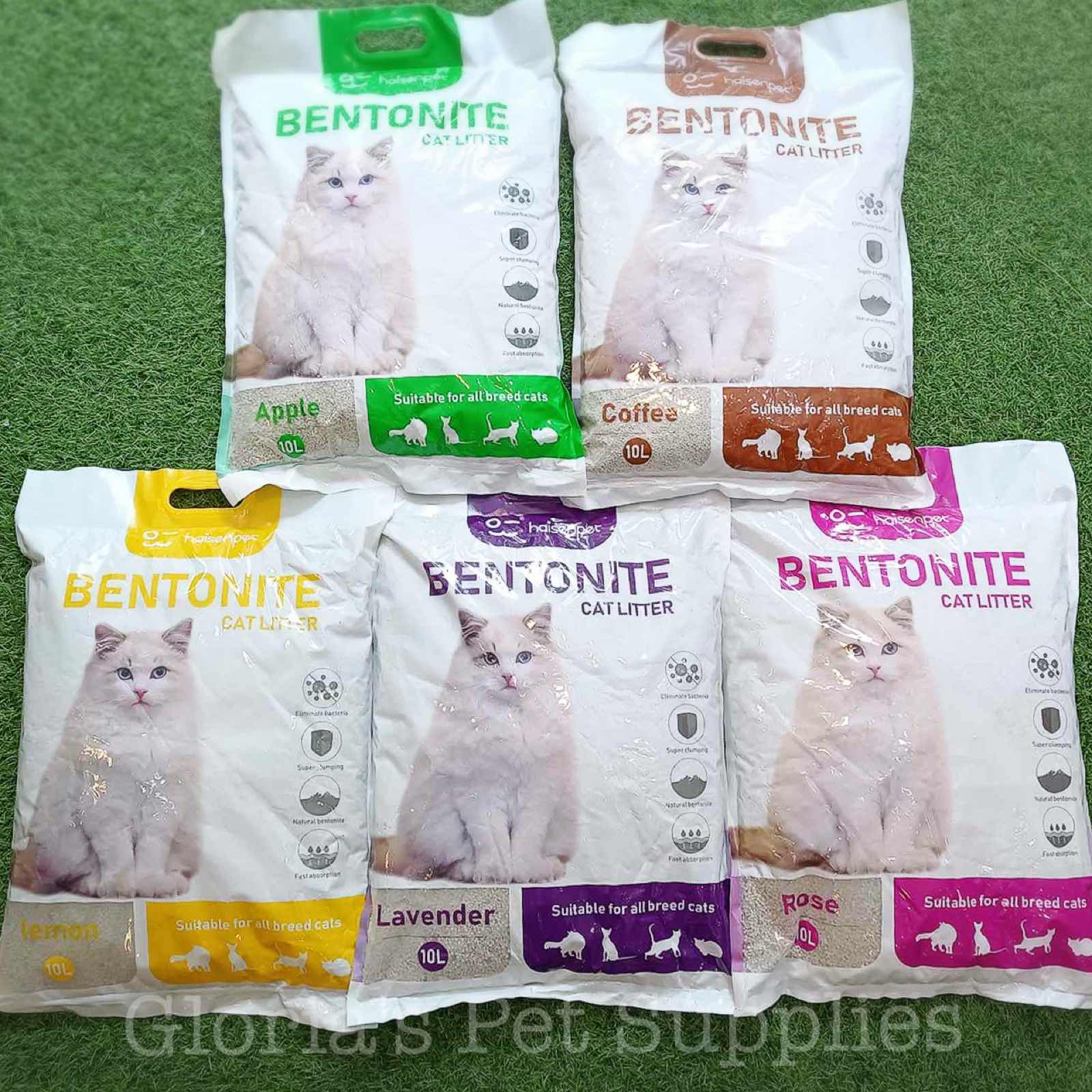 Haisen Cat Litter 10L (Apple) Products Gloria's Pet Supplies