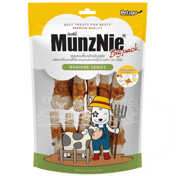 Munznie- BP10 Crunchy bone wrap chicken 3.5inc