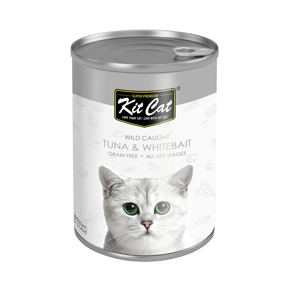 KitCat- Premium Can - Tuna & Whitebait- 400g