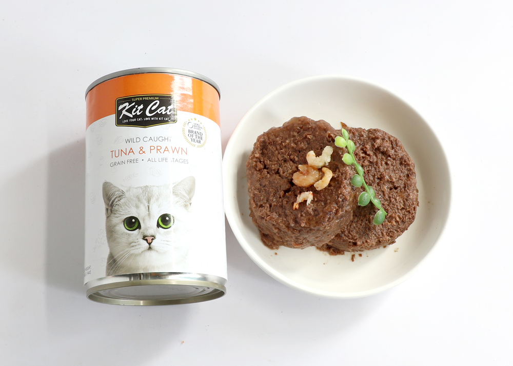 Kitcat- Premium Tuna & Prawn (Orange)-400g for all life stages