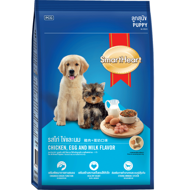 Smart Heart- Puppy Chicken, Egg, Milk Flavor 1.5kg
