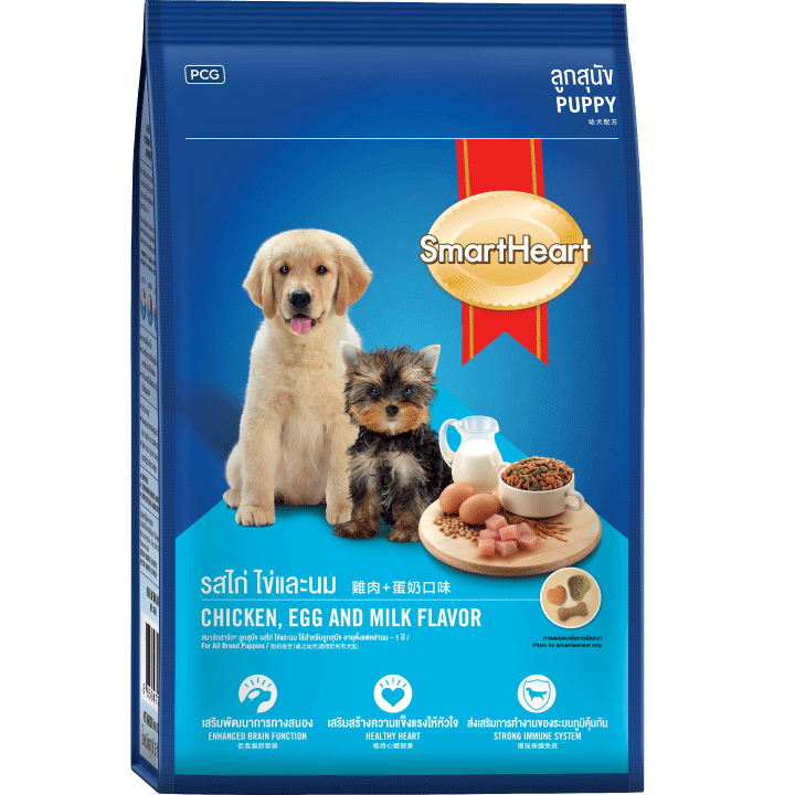 Smart Heart- Puppy Chicken, Egg, Milk Flavor 1.3kg