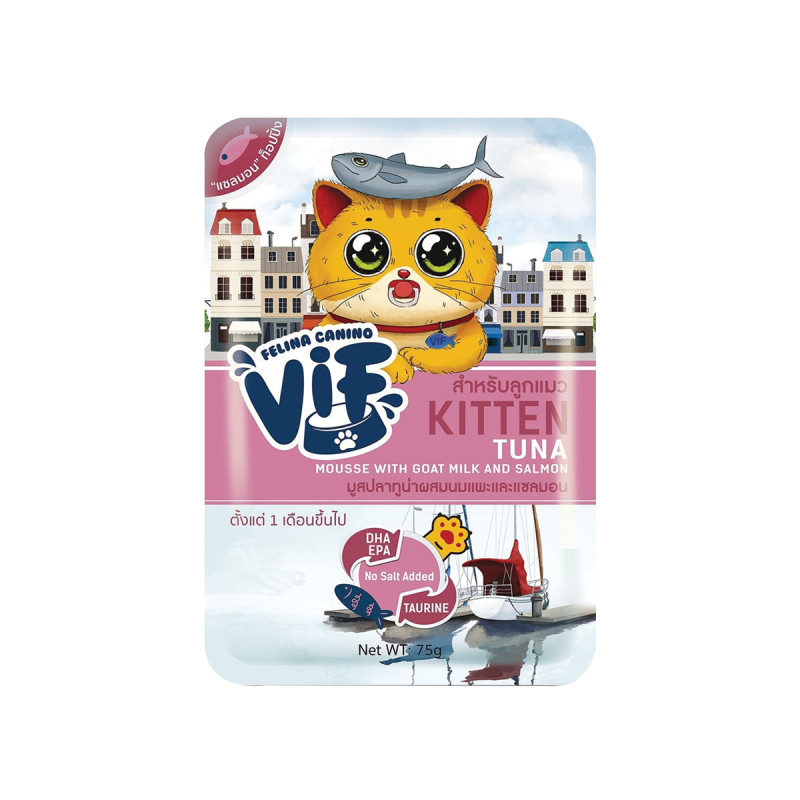 VIF Cat-K3 Kitten Tuna Mousse Salmon Goat Milk