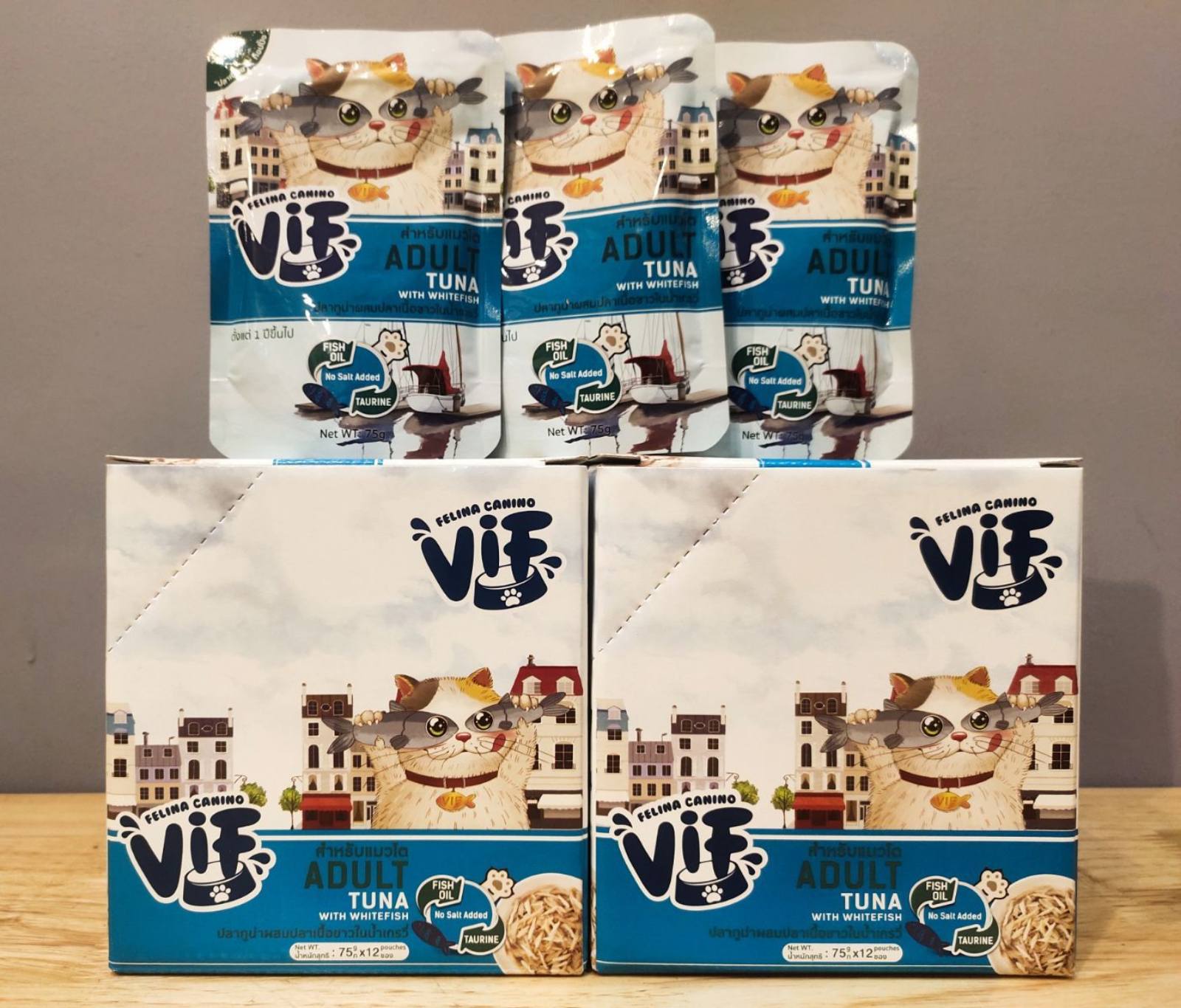 VIF Cat- AC4 Tuna White Fish Gravy