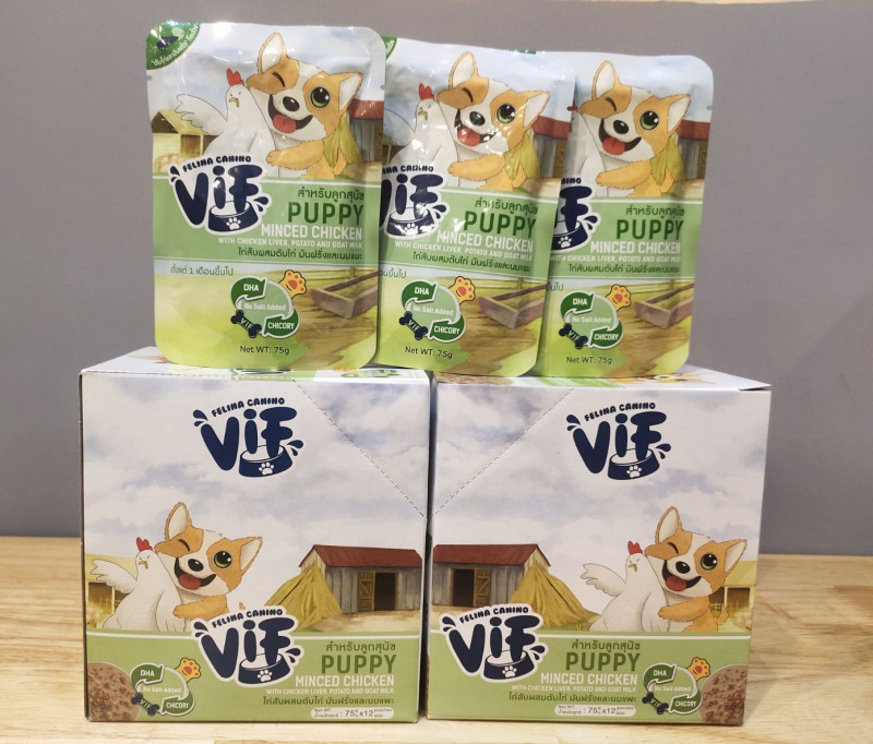 VIF Dog-P2 Puppy Chicken, Chicken liver, Potato, Goat Milk