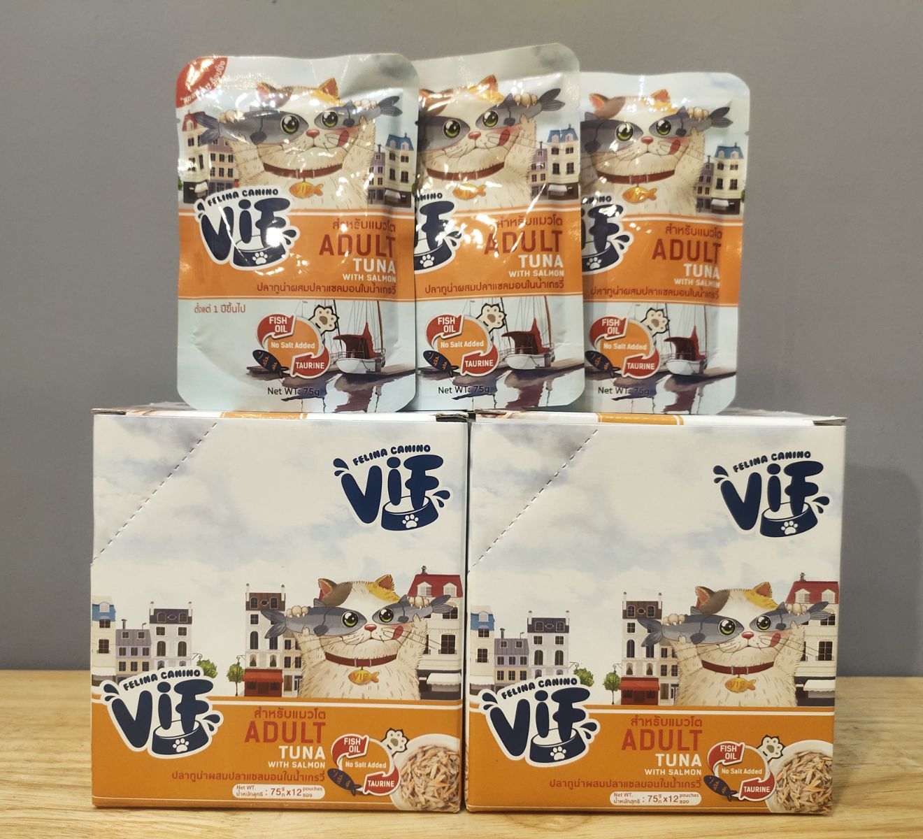 VIF Cat- AC3 Tuna Salmon Gravy