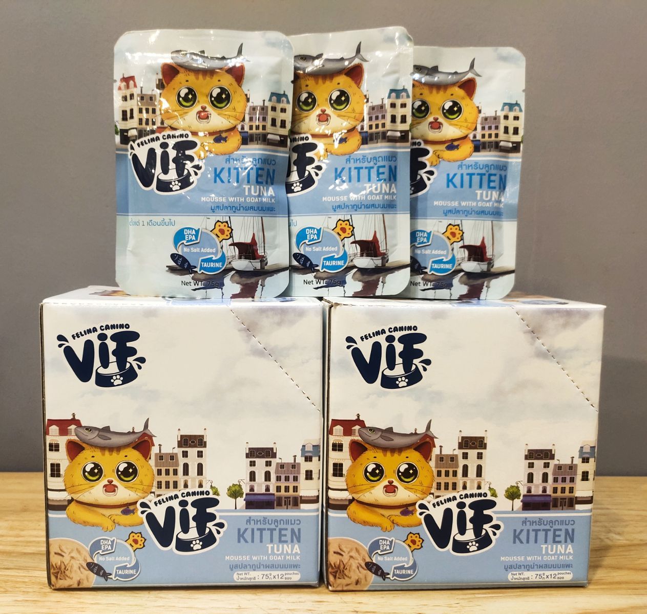 VIF Cat-K1 Kitten Tuna Mousse Goat Milk