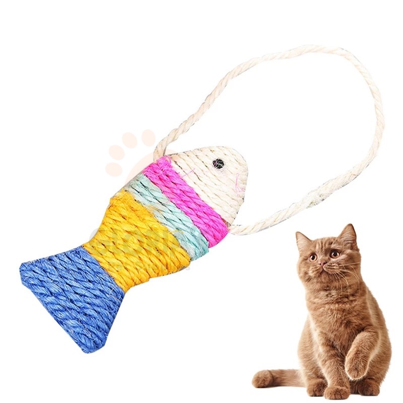 Cat Toy- Sisal Fish