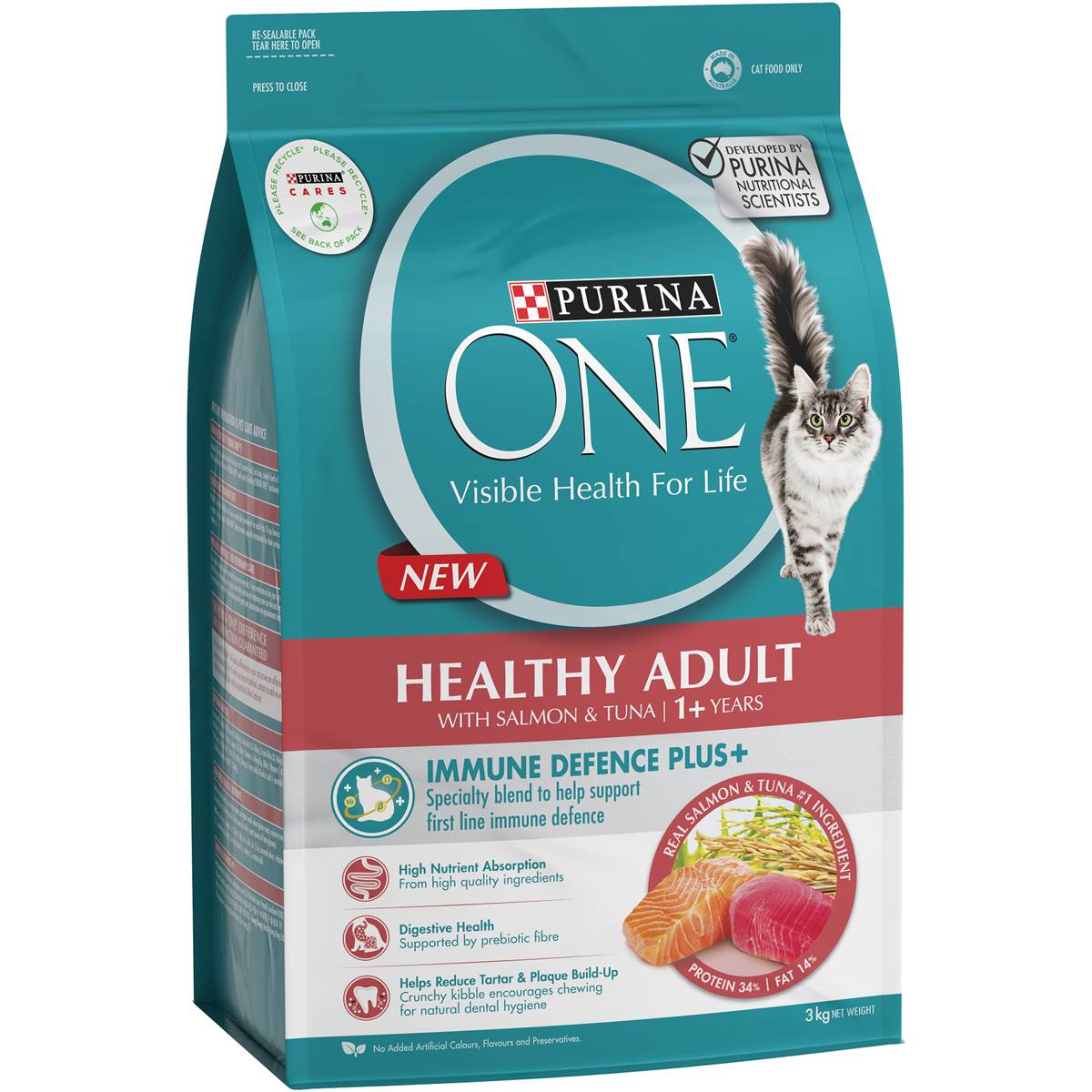 Purina One- Healthy Adult Salmon- 2.7kg