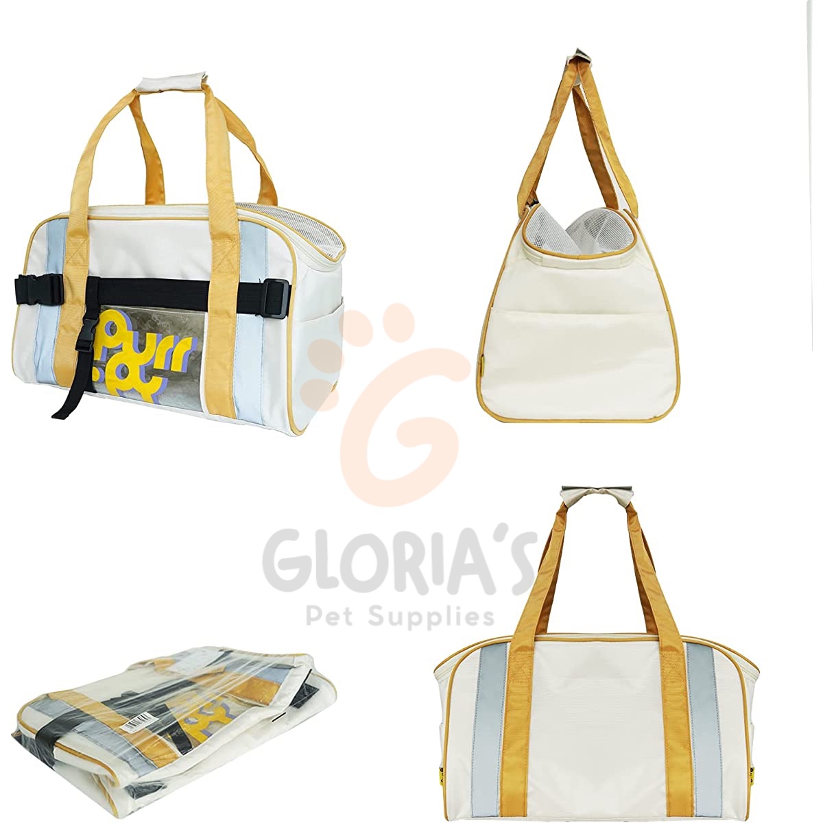 Purrpy: Pet Carrier Soft-sided travel bag : tote bag