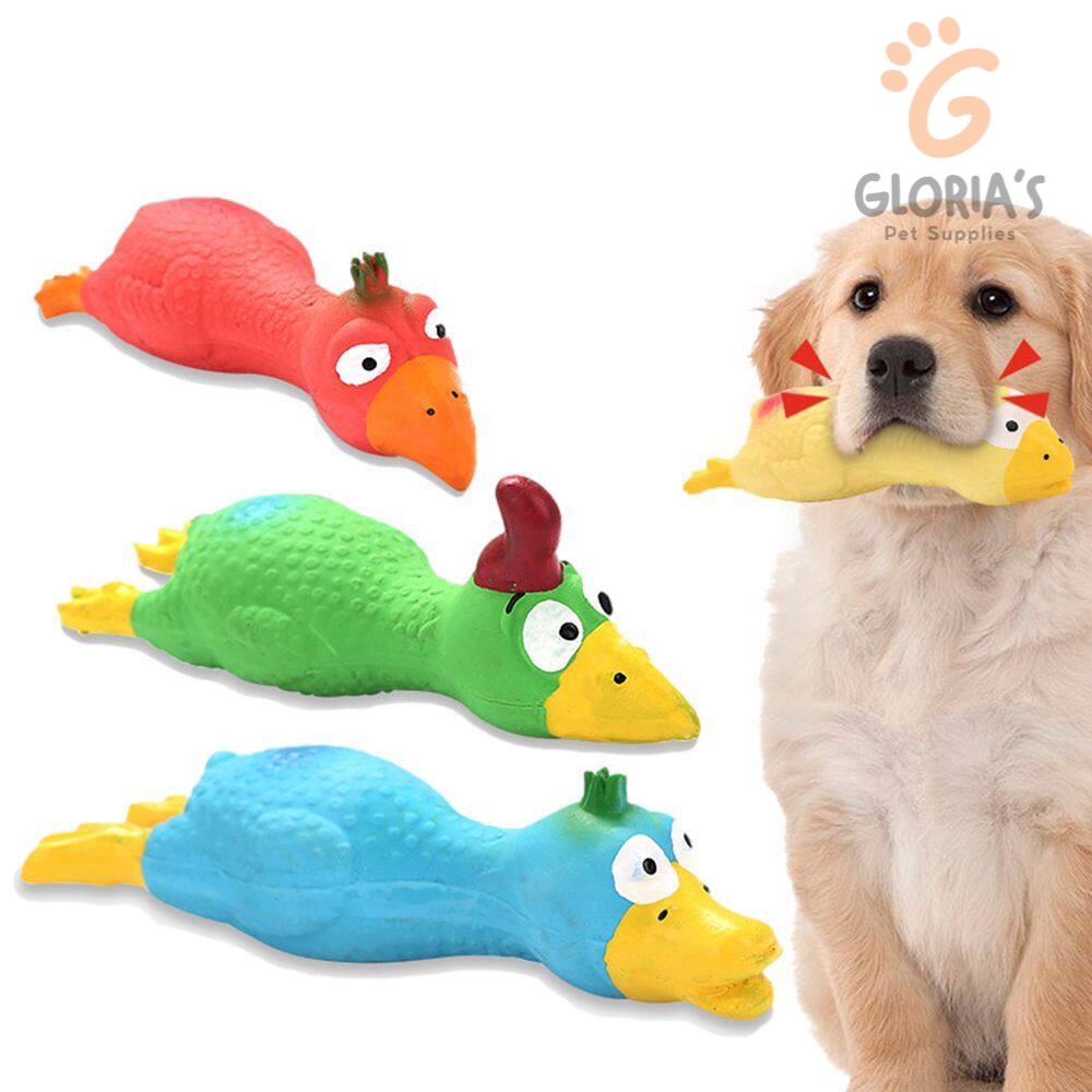 Colorful Chicken Toy with squeak