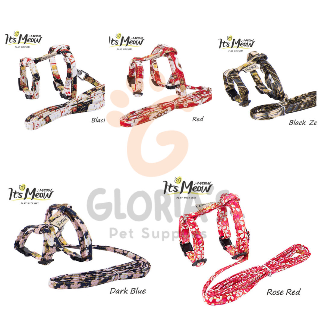 Cat_Kimono Leash/ Japanese Style Harness