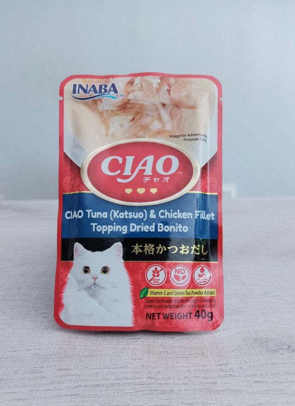 CIAO 40g-IC204 Tuna & Chicken Bonito