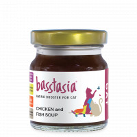 Basstasia_Cat Amino Booster Chicken & Fish Soup 40ml (ကြက်ပေါင်းအားဆေးရည်)