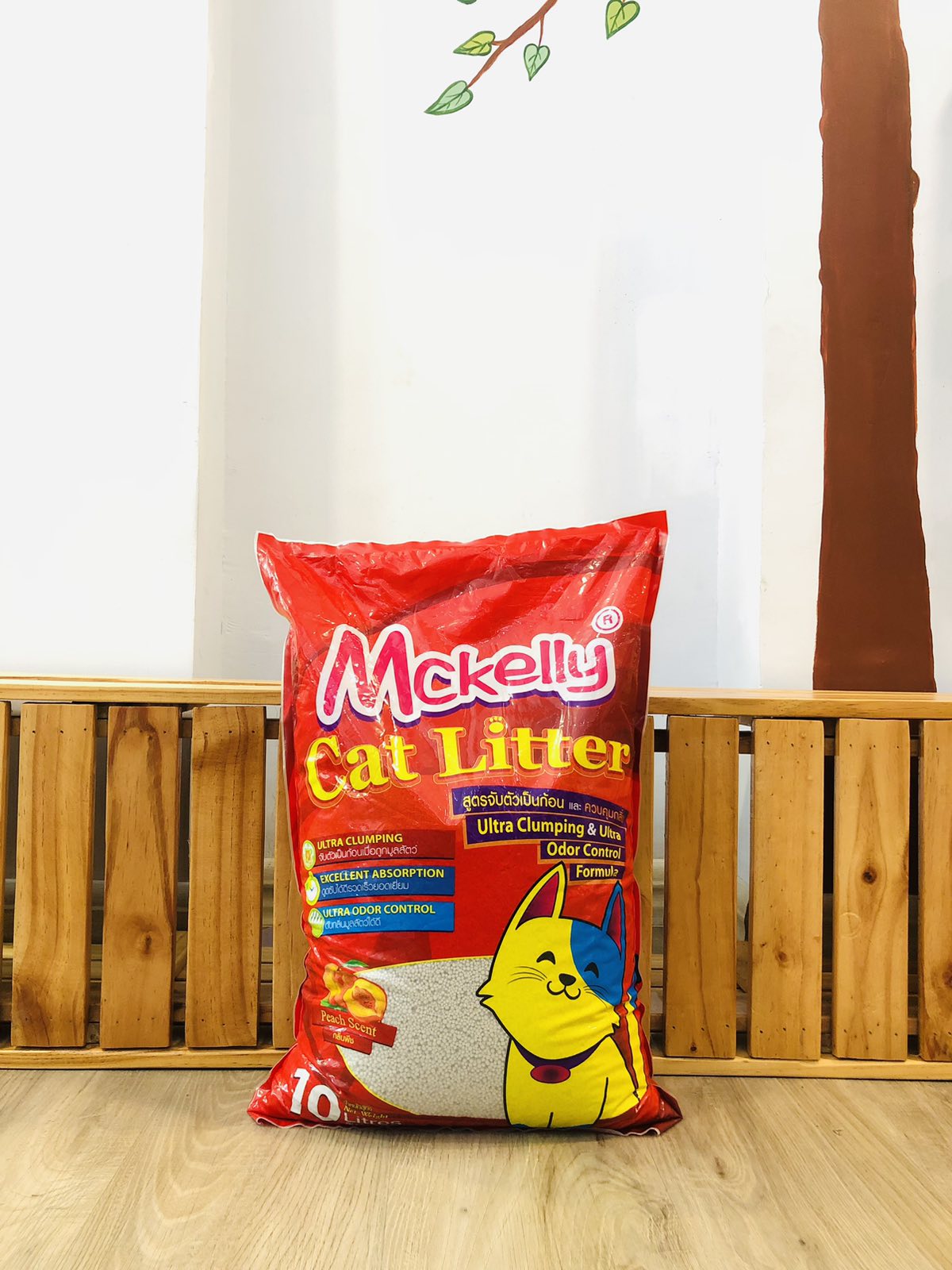 Mckelly- Cat Litter 10L (Peach)