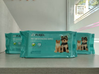 Purry-Pet wipes (Spring water Scent)