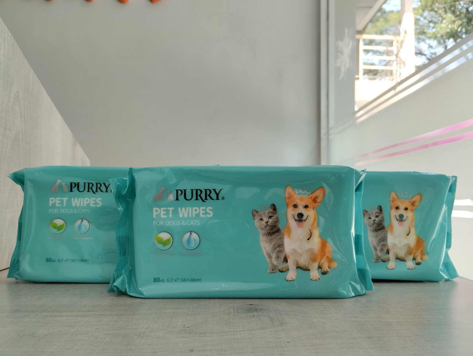 Purry-Pet wipes 80pc (Unscented) - Products - Gloria's Pet Supplies