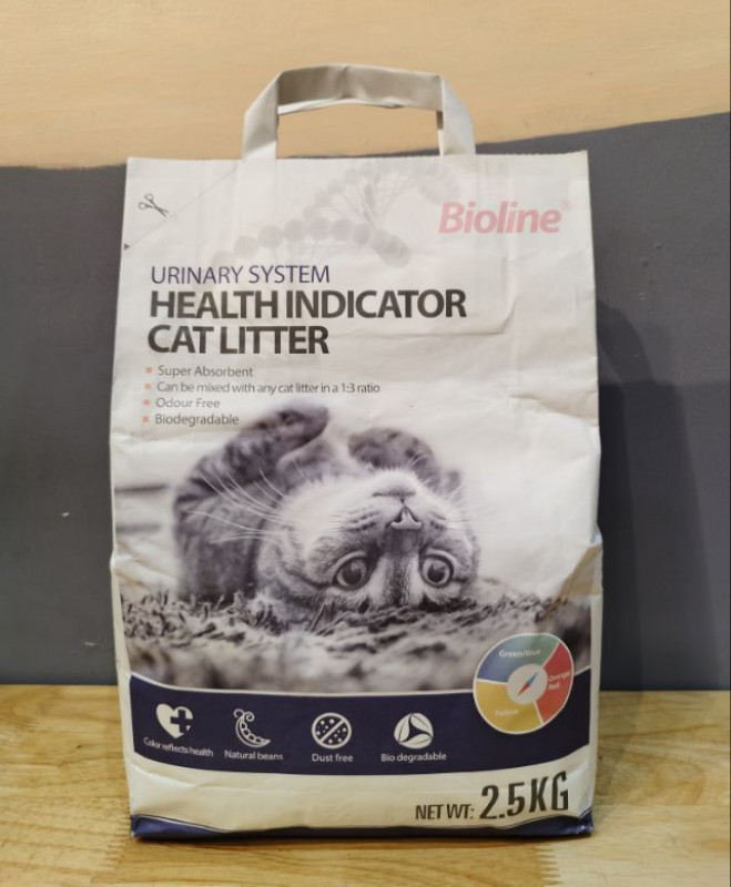 Bioline- Cat Litter 2.5kg (Urinary System Indicator)