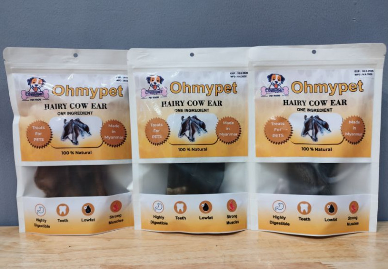 Oh My Pet- Hairy Cow Ear (1pack)
