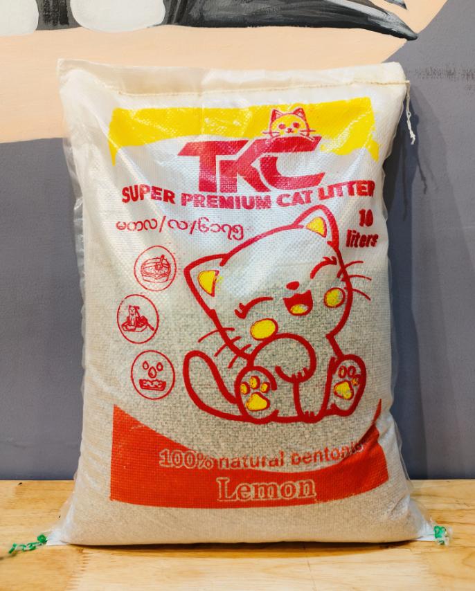 TKC-Cat Litter 10L (Lemon) ကြောင်သဲ