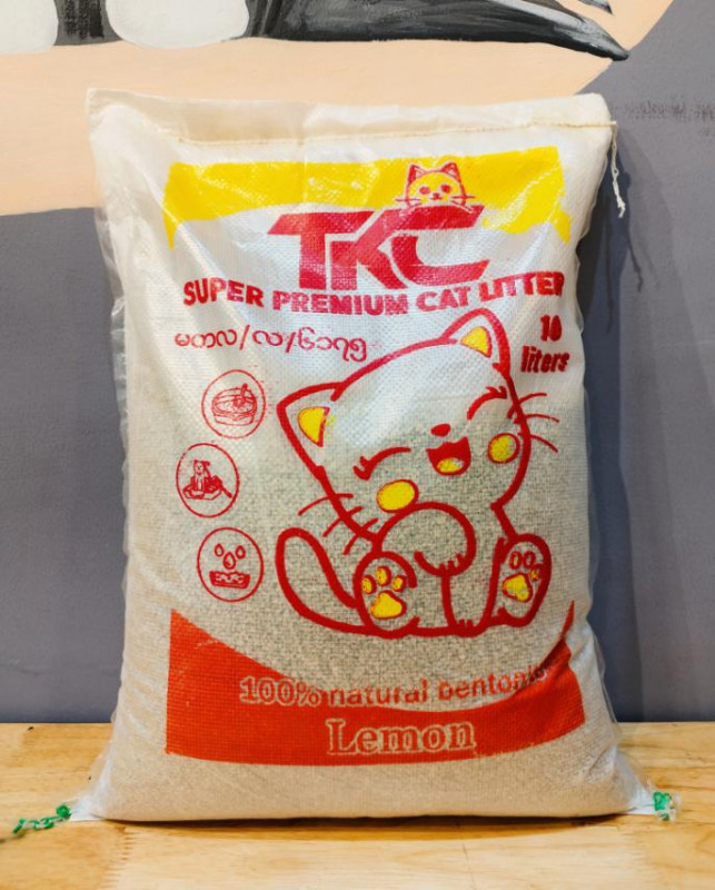 TKC-Cat Litter 10L (Lemon) ကြောင်သဲ