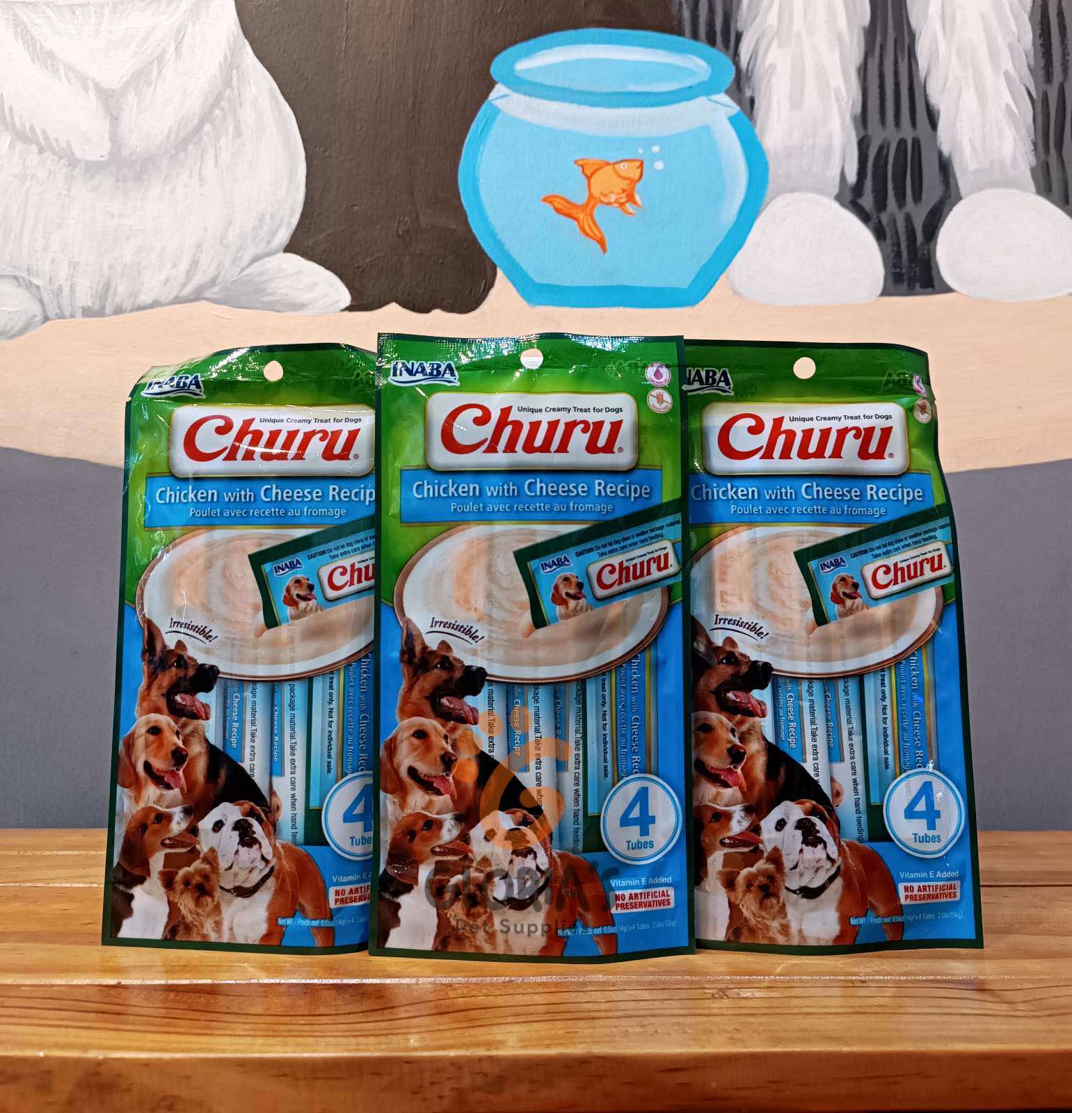 Inaba _WAN Churu 4pc _ Chicken with Cheese