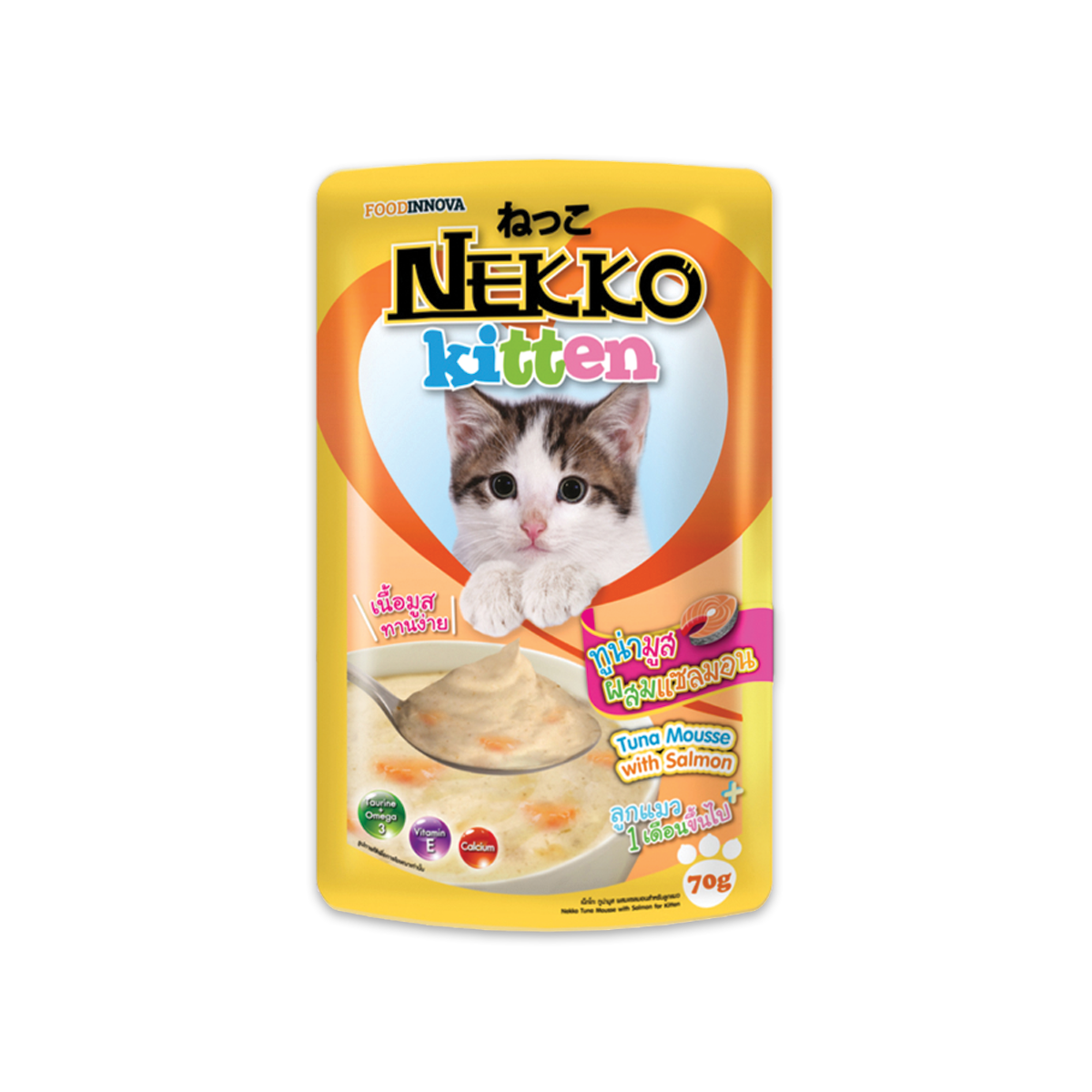 NEKKO- Kitten Salmon Mousse 70g