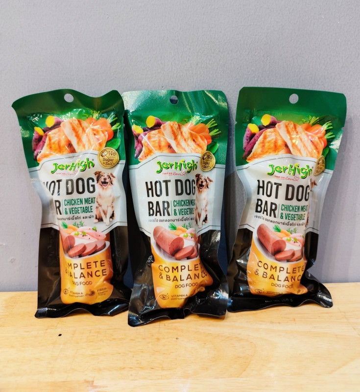 Jerhigh Hotdog (Chicken Vege)-150g