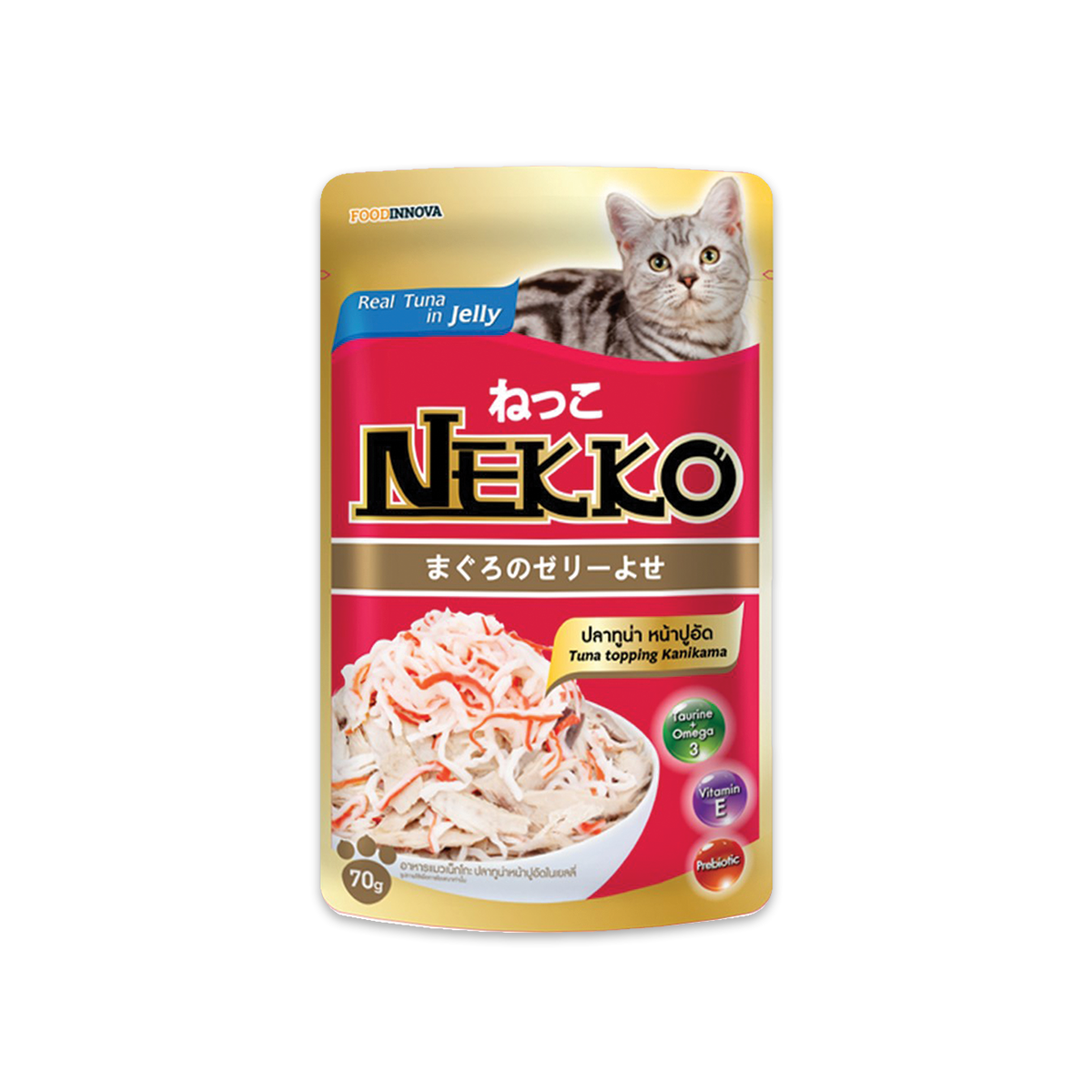 NEKKO-Jelly Tuna Kanikama (70g)