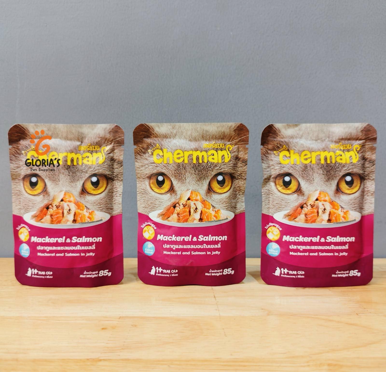 Cherman Tuna & Salmon in Jelly 70g (1pc)