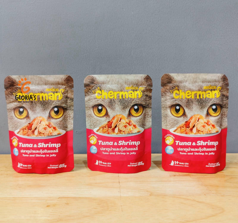 Cherman Tuna & Shrimp in Jelly 70g (1pc)