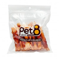 Pet8- JJA61 Chicken Fillet Wrapped Fish Strip (Kanikama) 350g