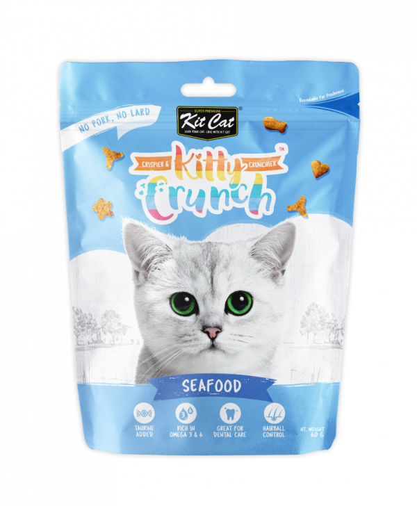 Kit Cat- Kitty Crunch 60g (Seafood)