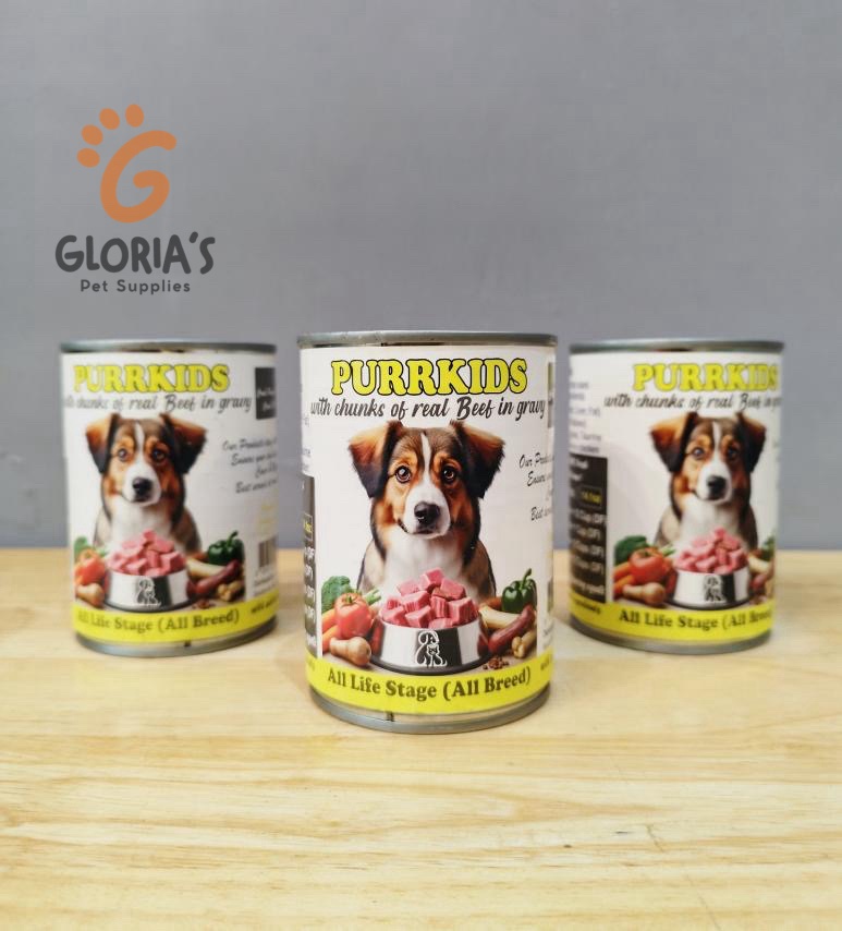 Purrkids- Dog 400g (Beef Chunks in Gravy)