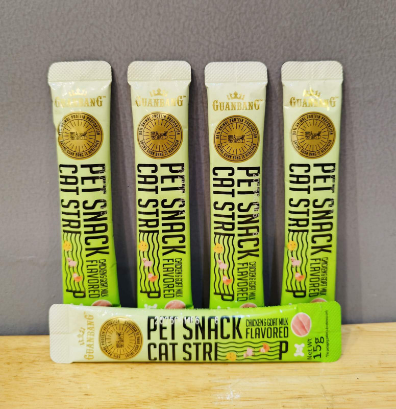 GuanBang Cat Creamy-15g Chicken Goat Milk