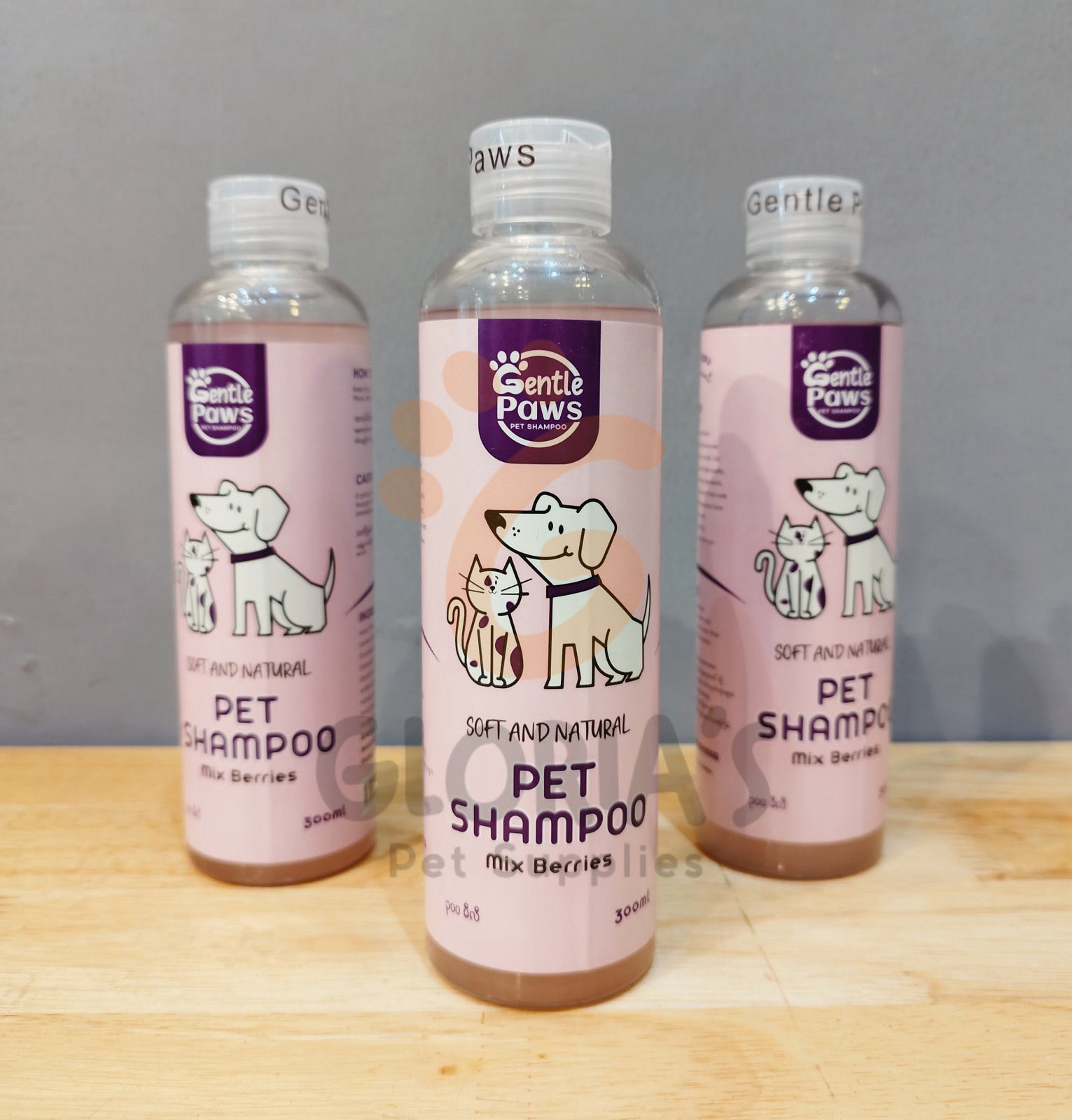 Gentle Paws- Shampoo 300ml (Mix Berry)