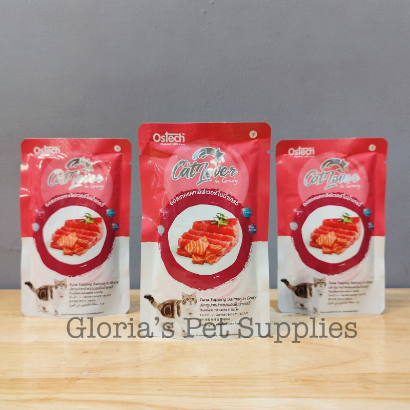 Ostech- Cat Lover Gravy 70g (Tuna Topping Salmon)