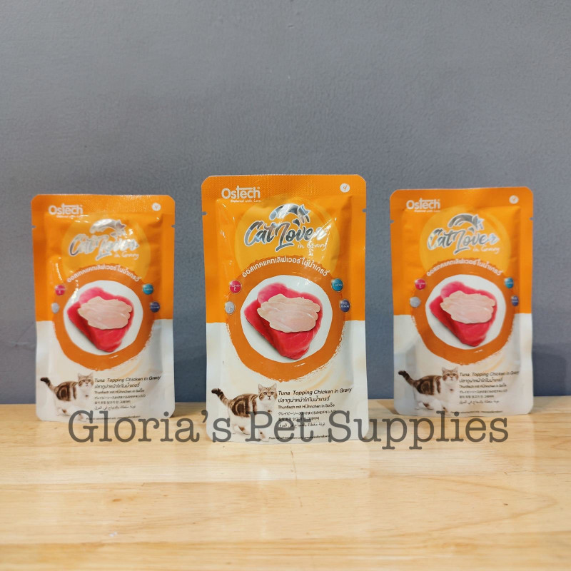 Ostech- Cat Lover Gravy 70g (Tuna Topping Chicken)