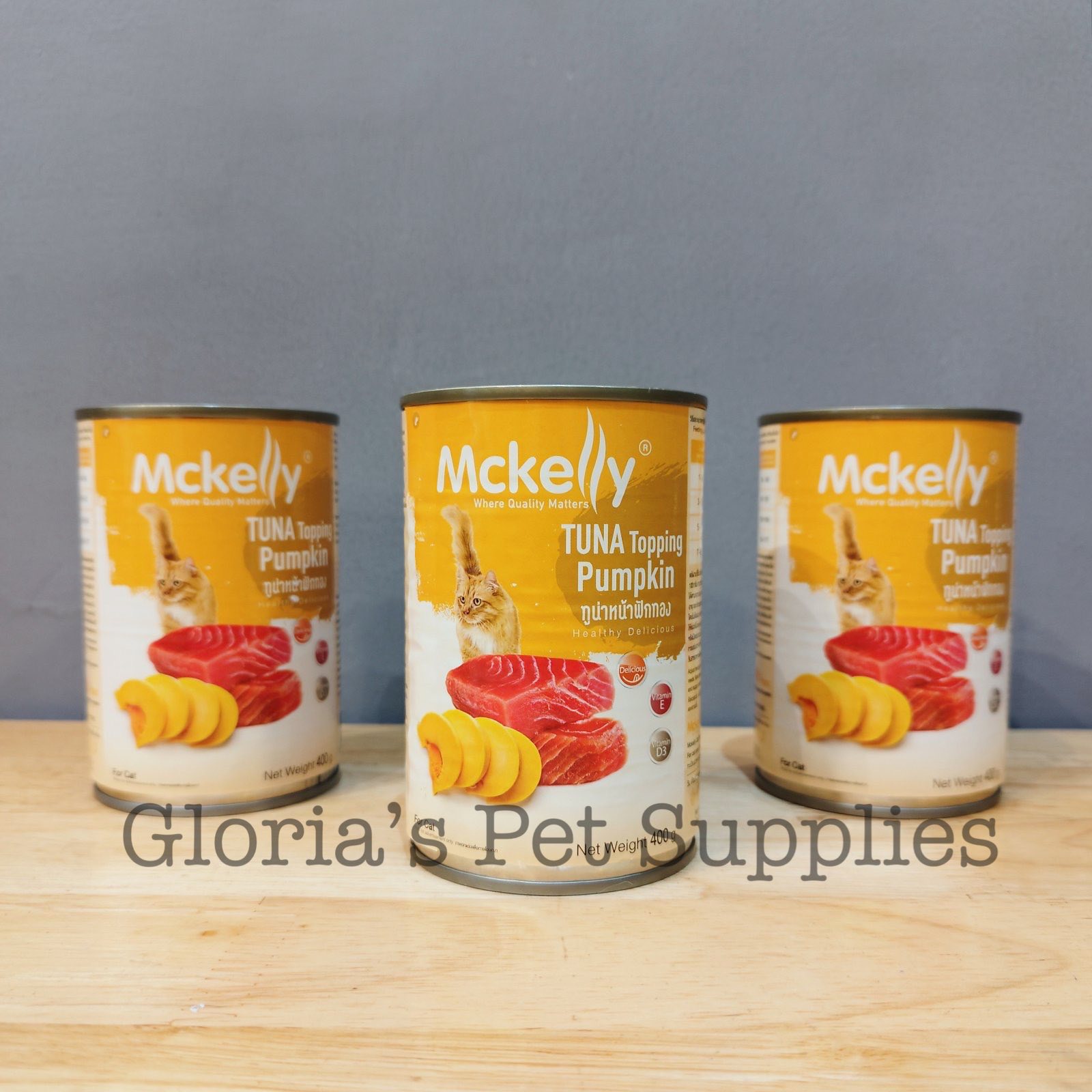 Mckelly Cat Can 400g (Tuna Topping Pumpkin)