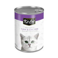 Kitcat- Premium Tuna & Chicken (Purple)-400g for all life stages