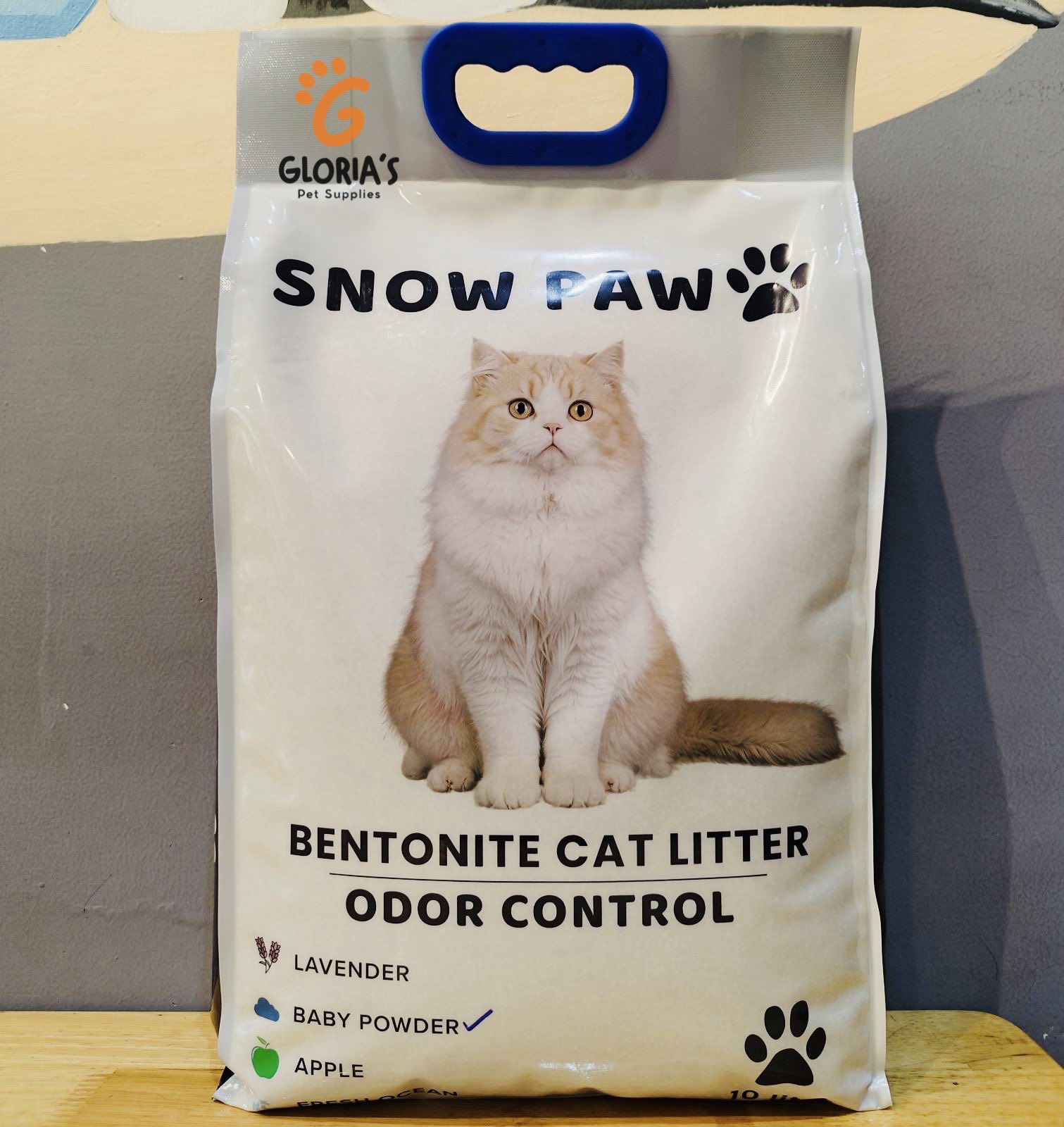 Snow Paw Cat Litter 10L (Baby Powder)