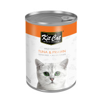 Kitcat- Premium Tuna & Prawn (Orange)-400g for all life stages