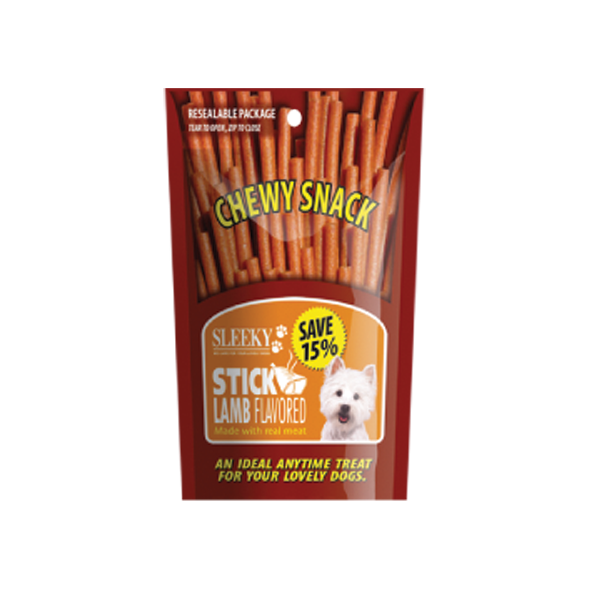 Sleeky- Chewy Stick Lamb175g