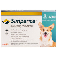 Simparica-40mg (22lb-44lb) 1pc