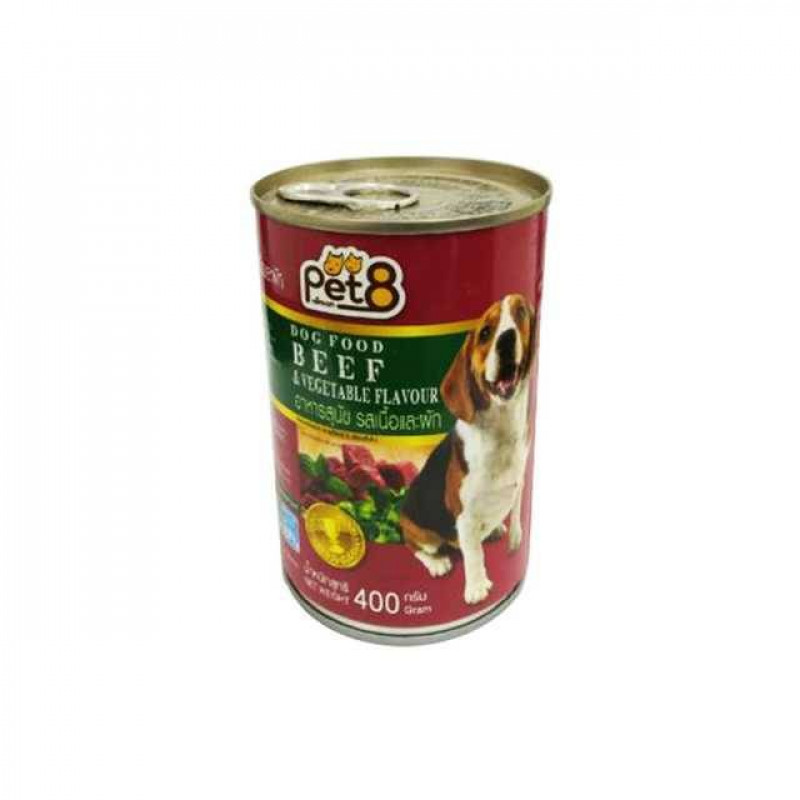Pet8- Beef 400g (Red)