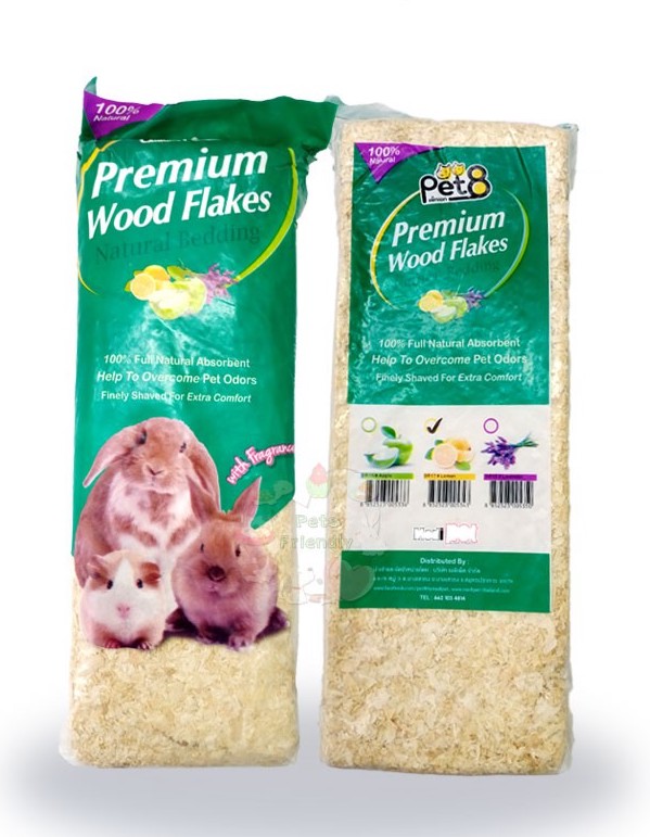 Pet8- Wood Flakes, Bedding (Lavender)