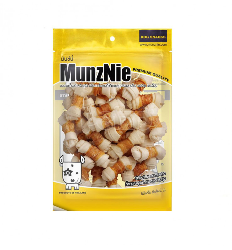 Munznie- BP07 White Knot Bone wrap chicken 2.5inc